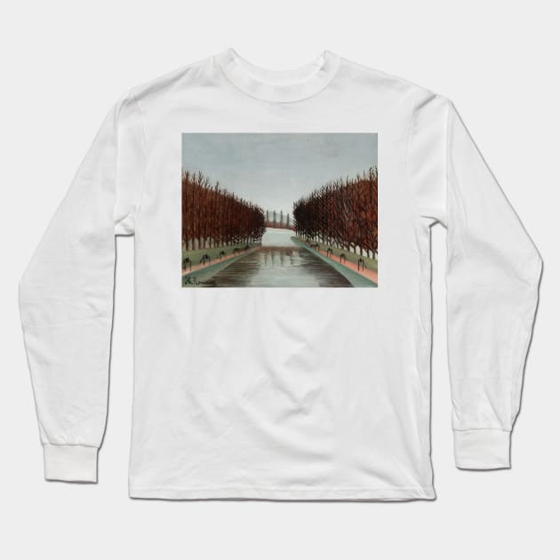 Le Canal by Henri Rousseau Long Sleeve T-Shirt by Classic Art Stall